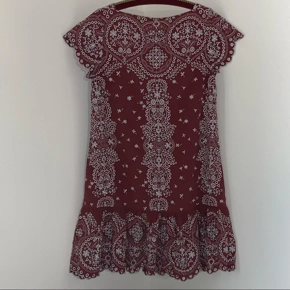 Anthropologie Feather Bone Ynez Eyelet Tunic Dress - Picture 6 of 10